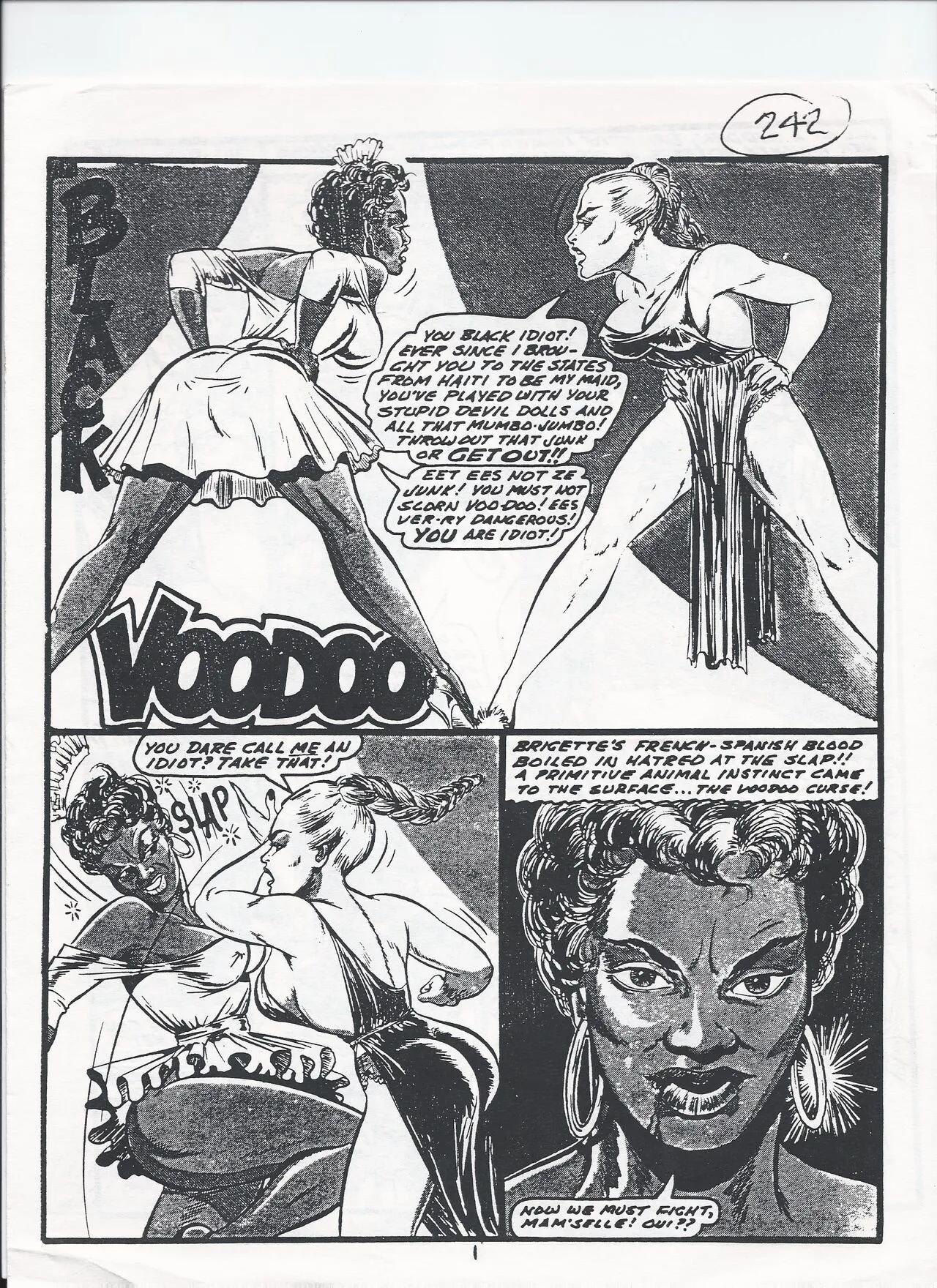 Black Voodoo porno comics Cover