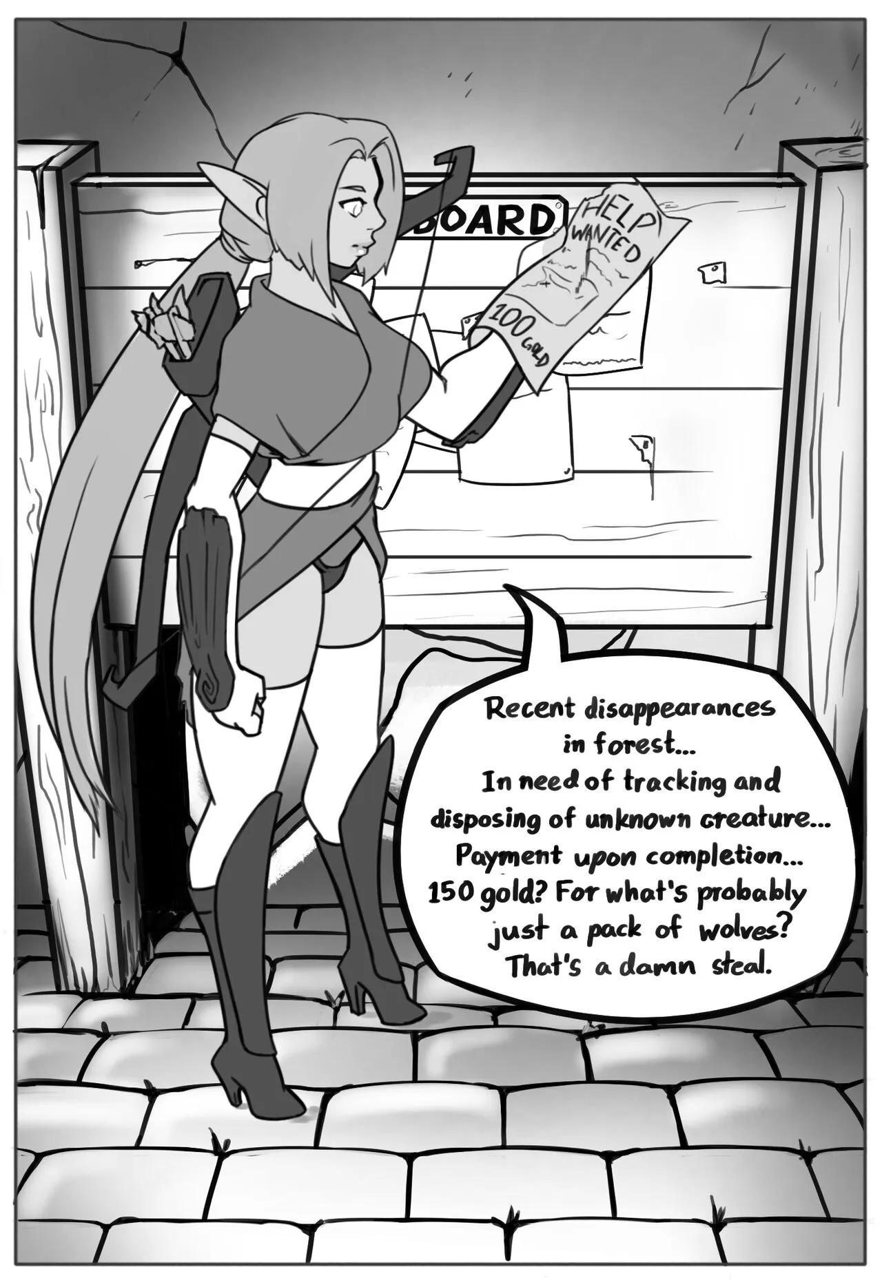 Deceptive Bounties porno comics Cover