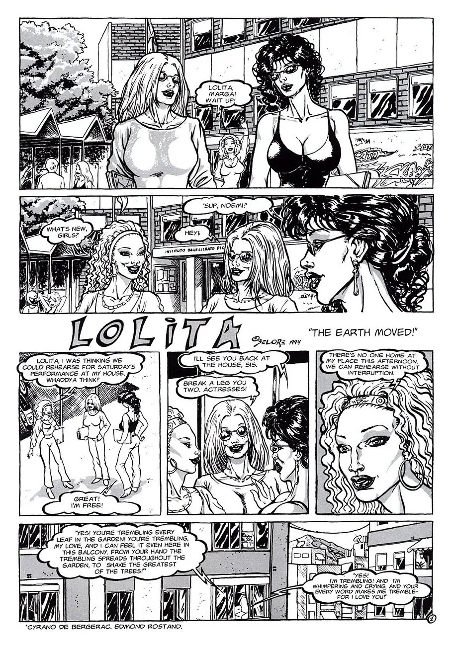 Lolita - The Earth Moved porno comics