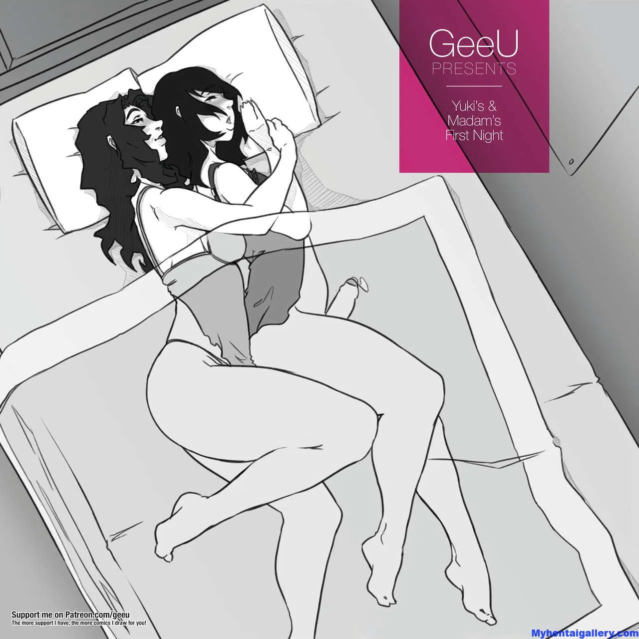 Yuki's & Madam's First Night porno comics