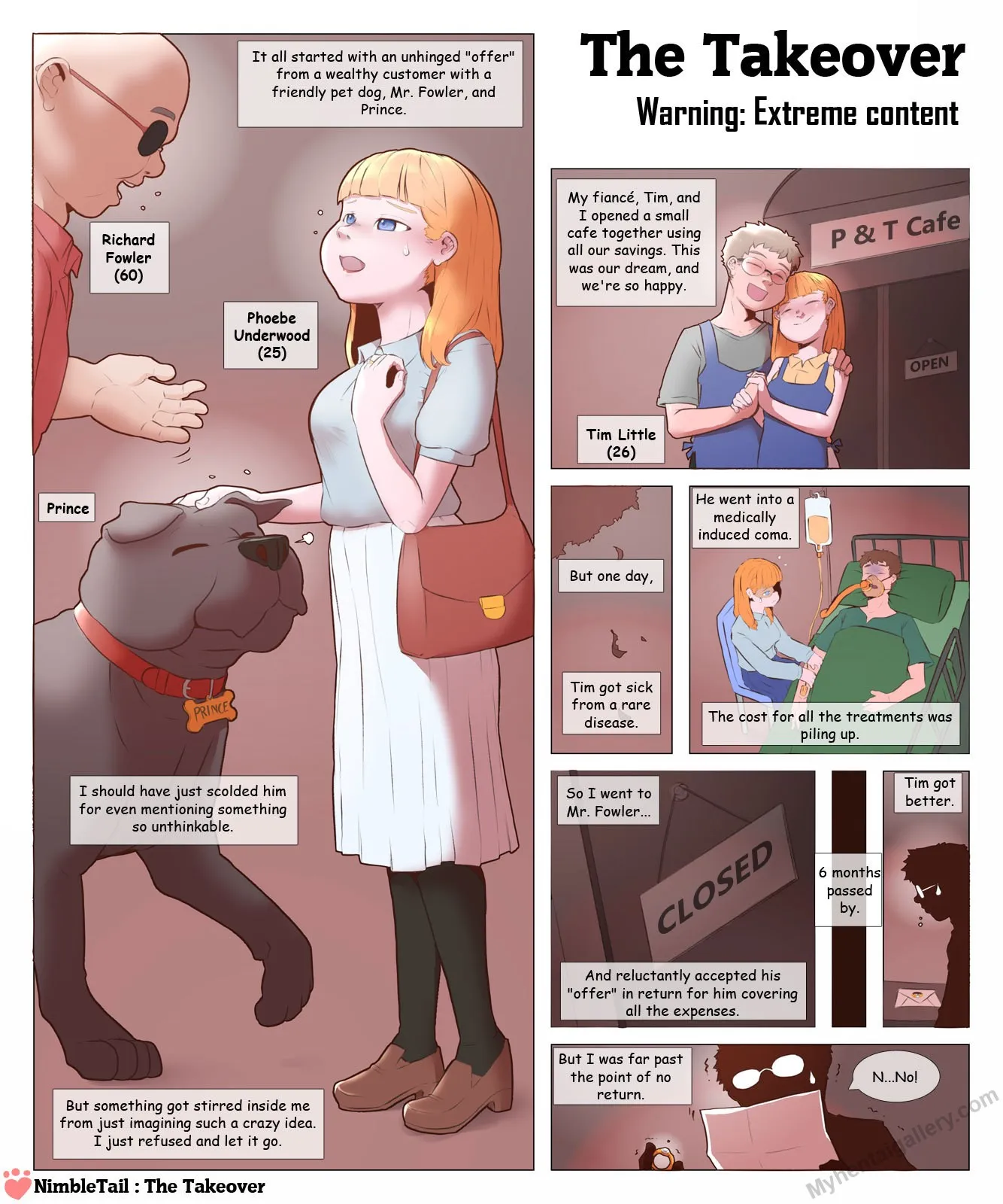 The Takeover porno comics Cover