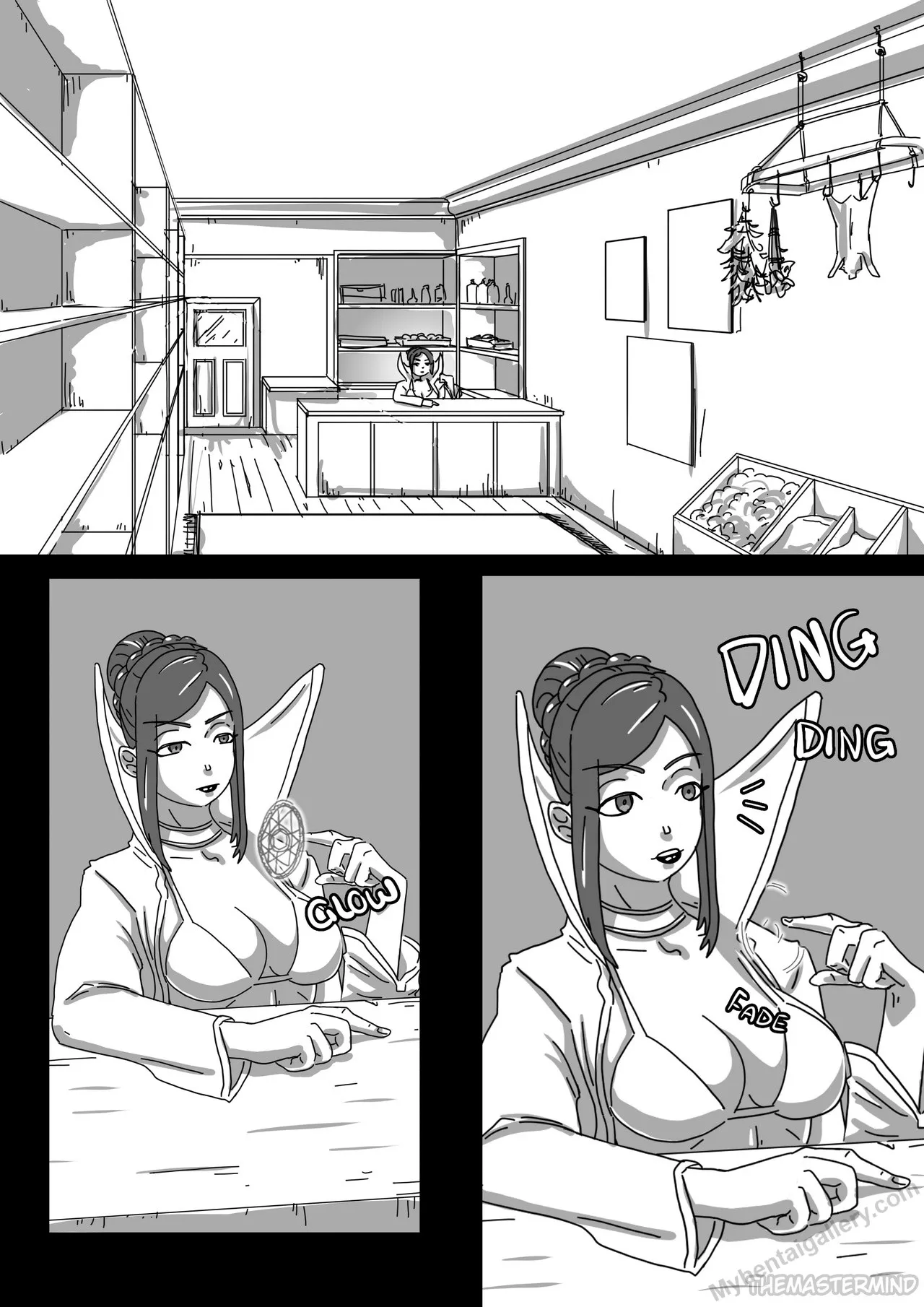 Magic Lesson porno comics Cover
