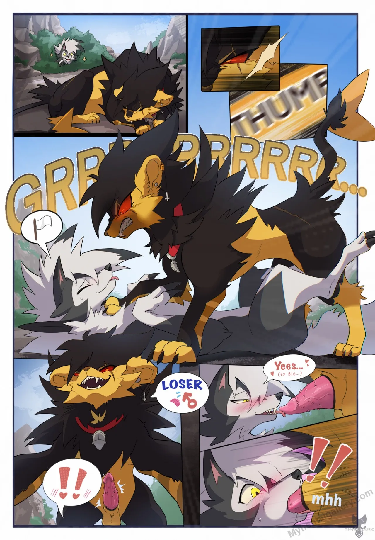 Swift x Burai porno comics