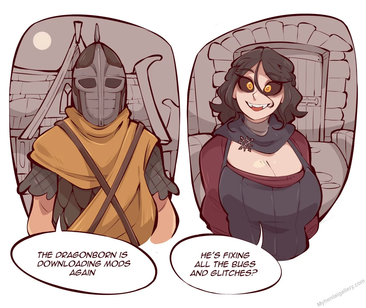 Dungeon Serana porno comics