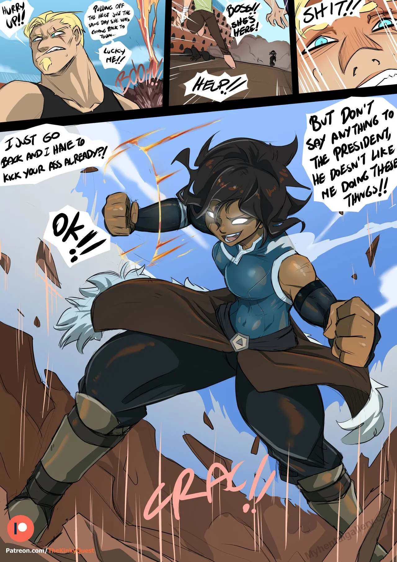 Korra's Return porno comics