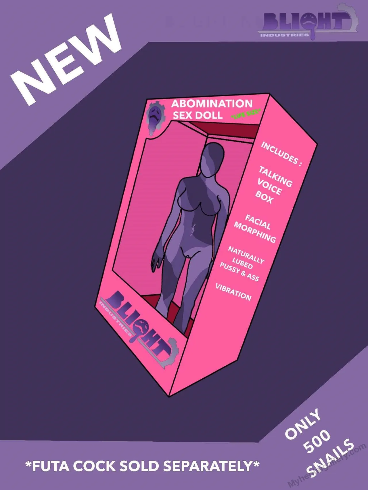 Abomination Sex Doll porno comics Cover