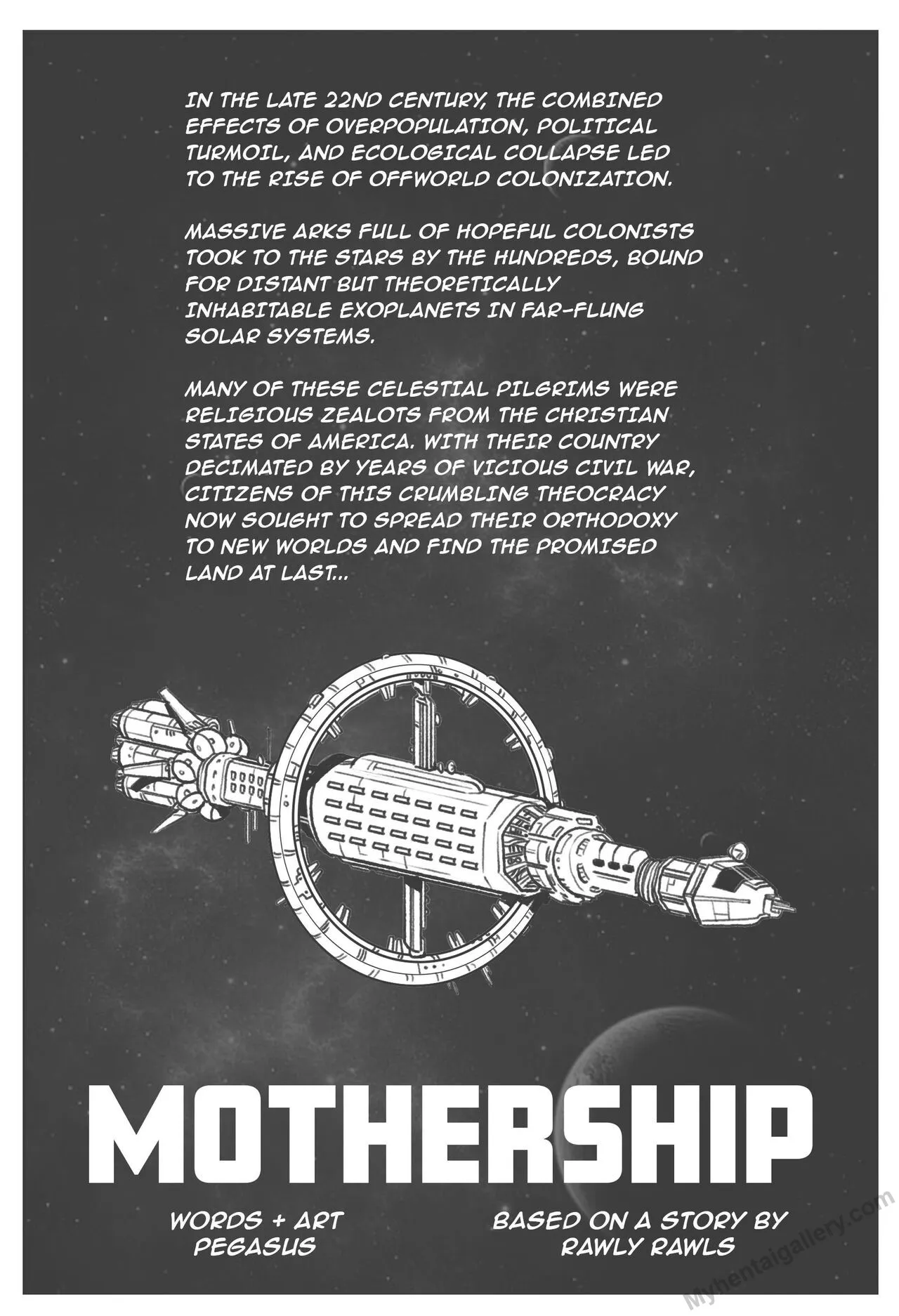 Mothership 1 porno comics Cover