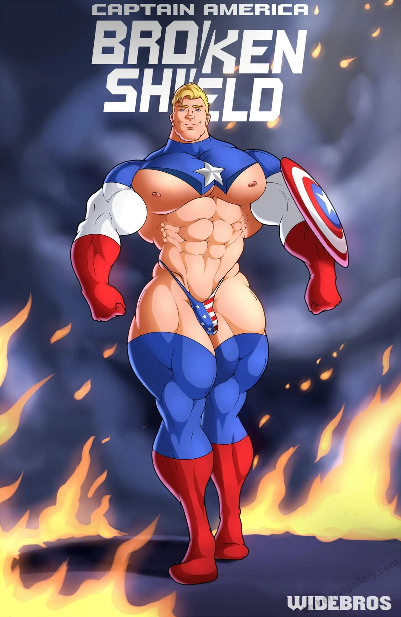 Captain America - Broken Shield porno comics