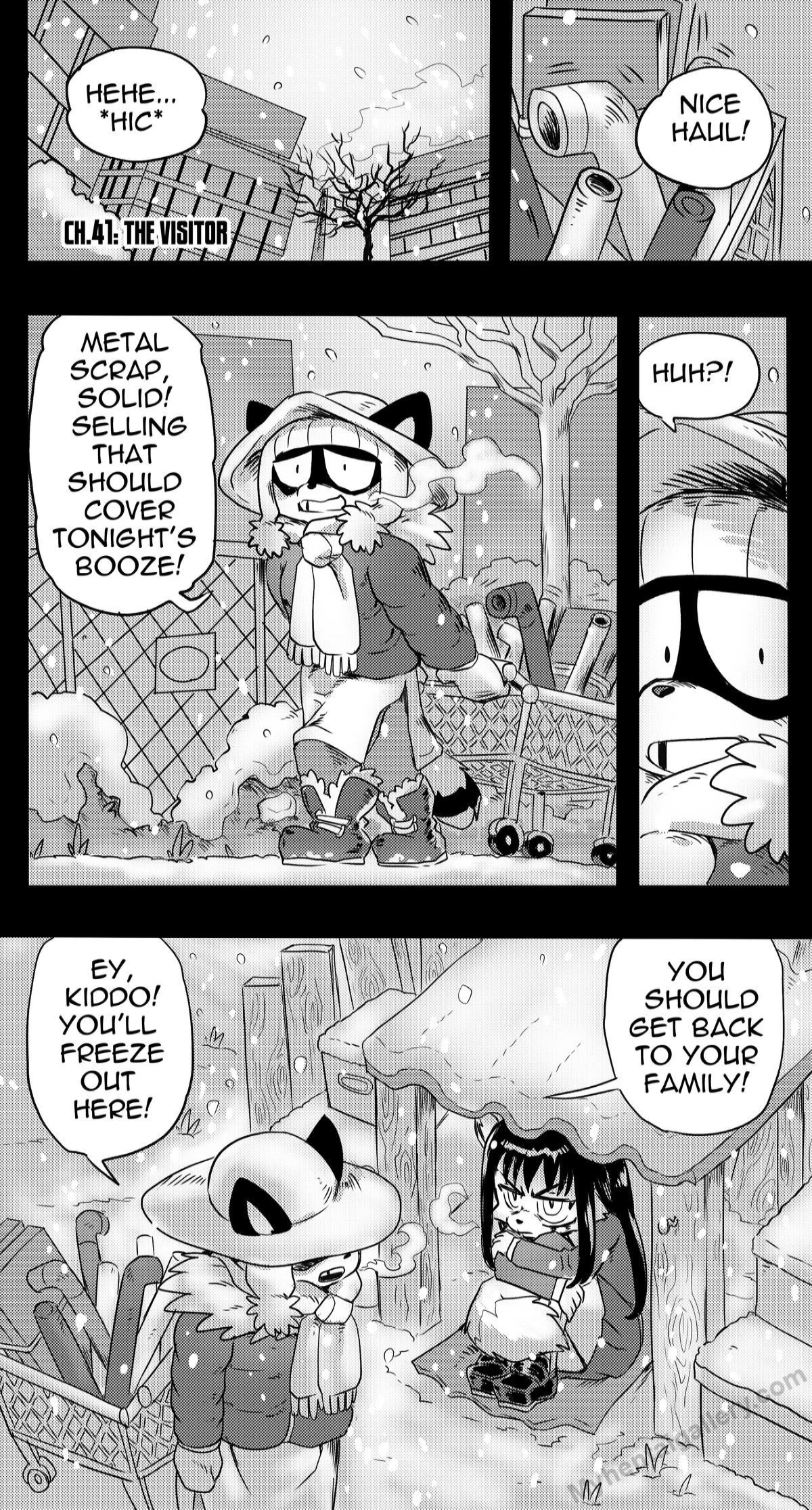Furry Fight Chronicles 41 - The Visitor porno comics