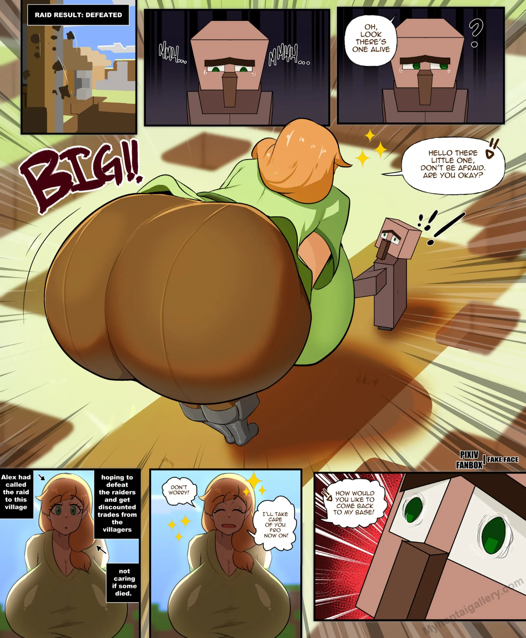 Alex's Failed Raid porno comics Cover
