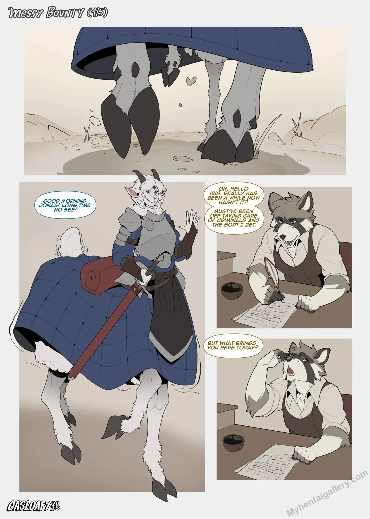 Messy Bounty porno comics Cover