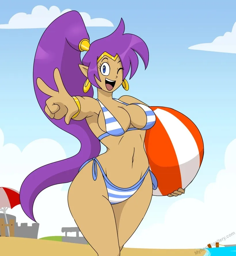 Tropical Punch - Shantae porno comics Cover