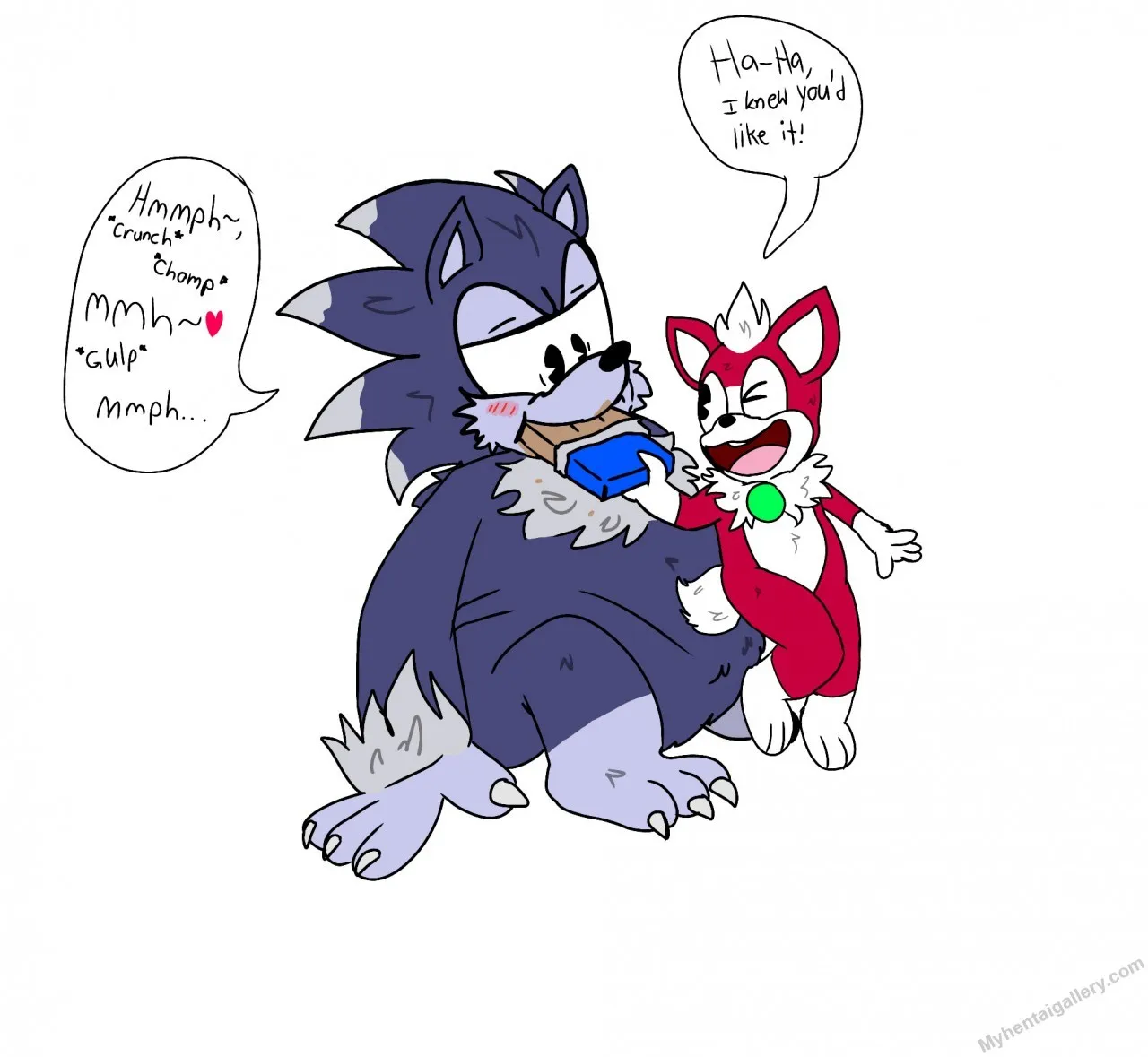 Fat Werehog porno comics