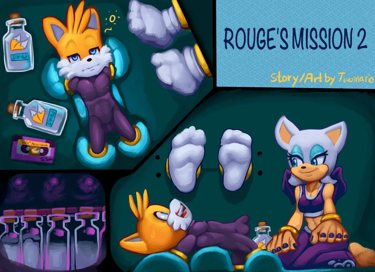 Rouge's Mission 2 porno comics