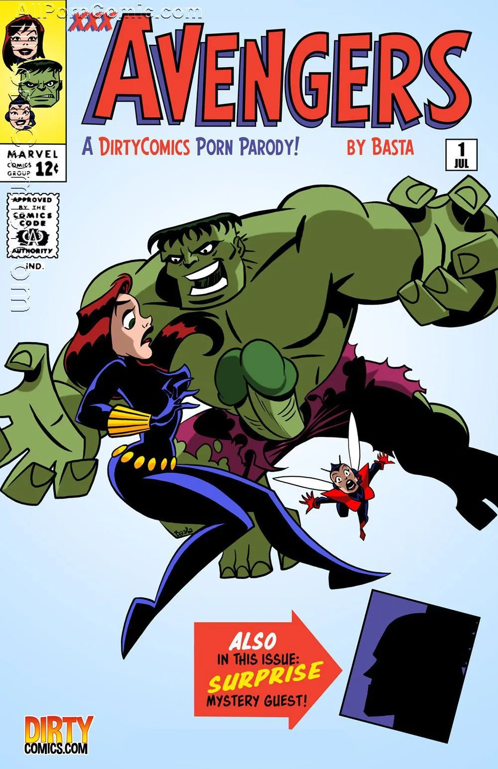 XXX Avengers porno comics