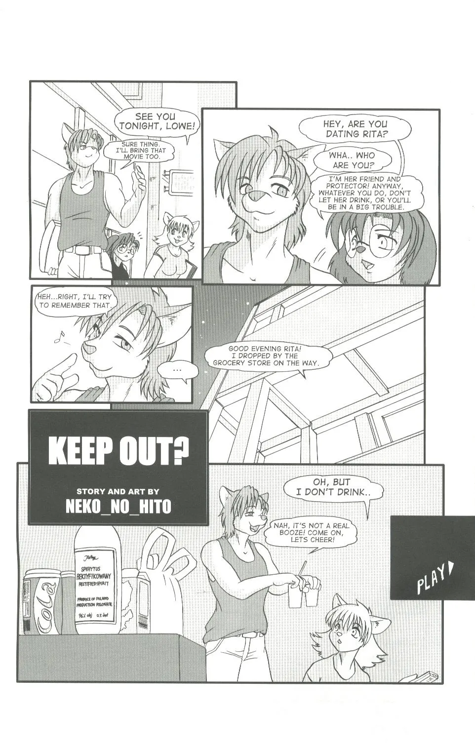 Keep Out porno comics Cover