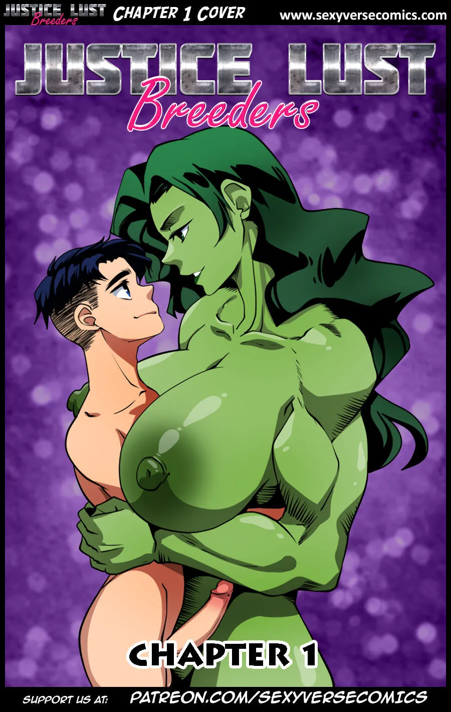 Justice Lust Breeders 1 porno comics Cover