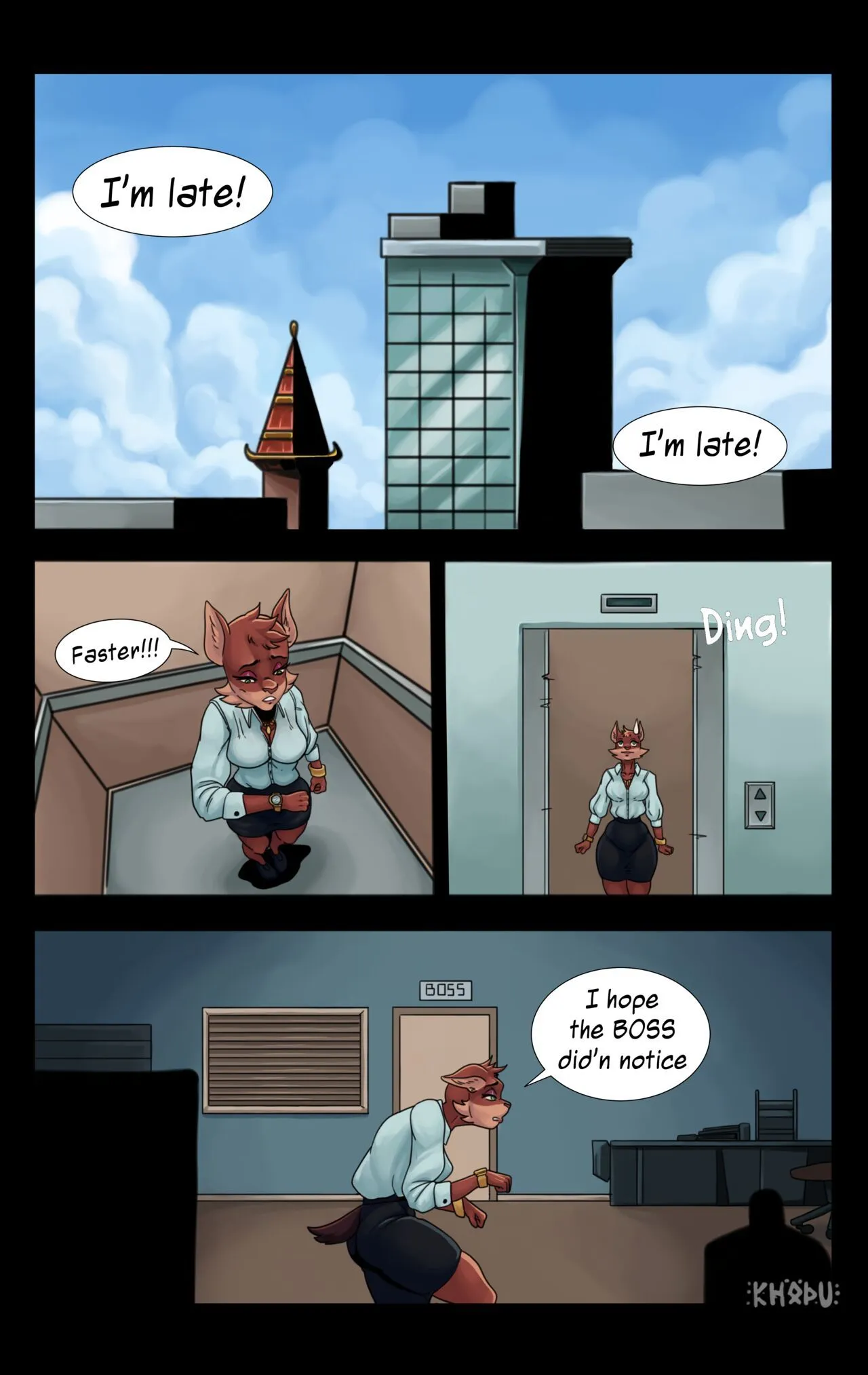 Late To Work porno comics
