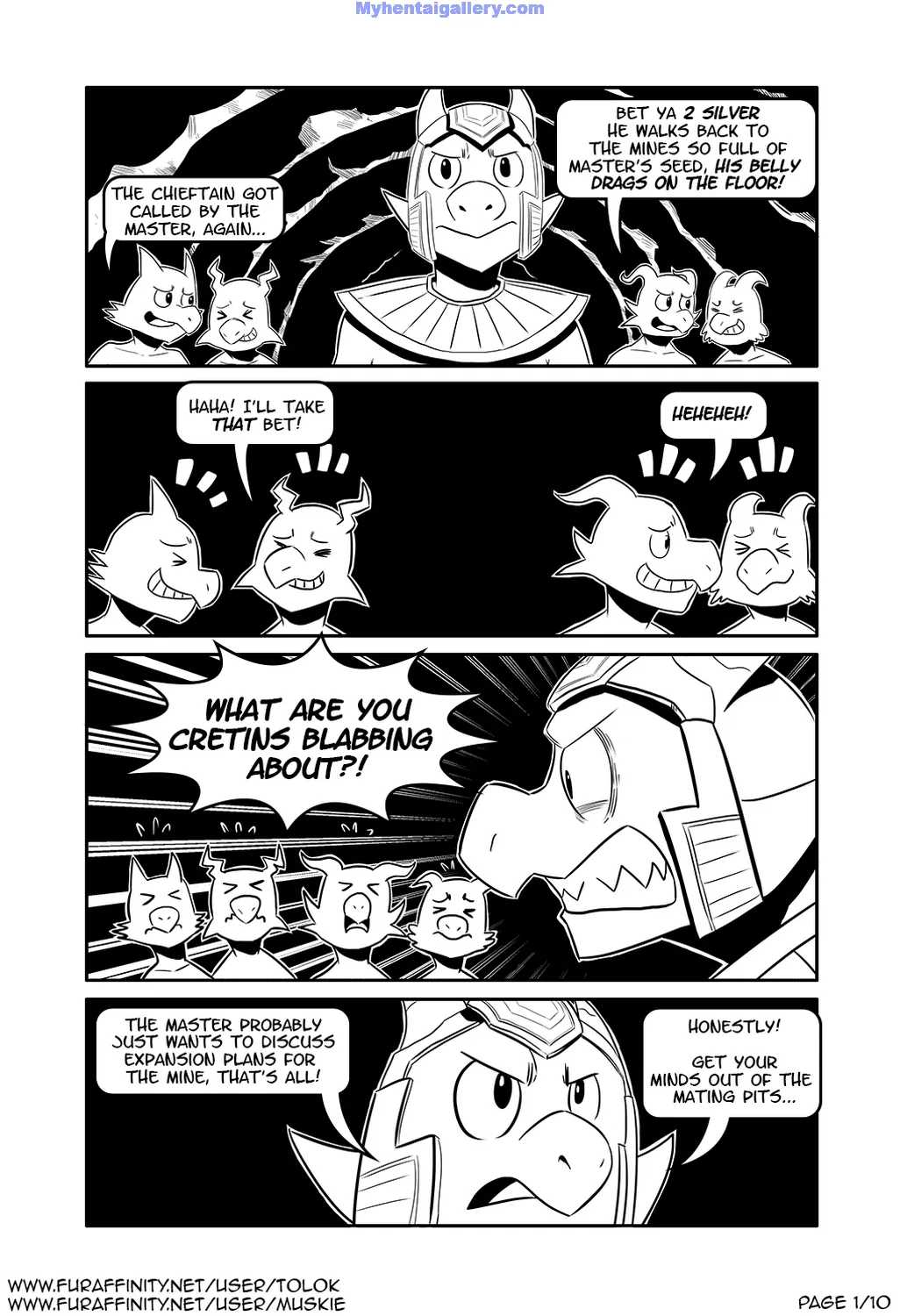 The Kobold's Task porno comics Cover