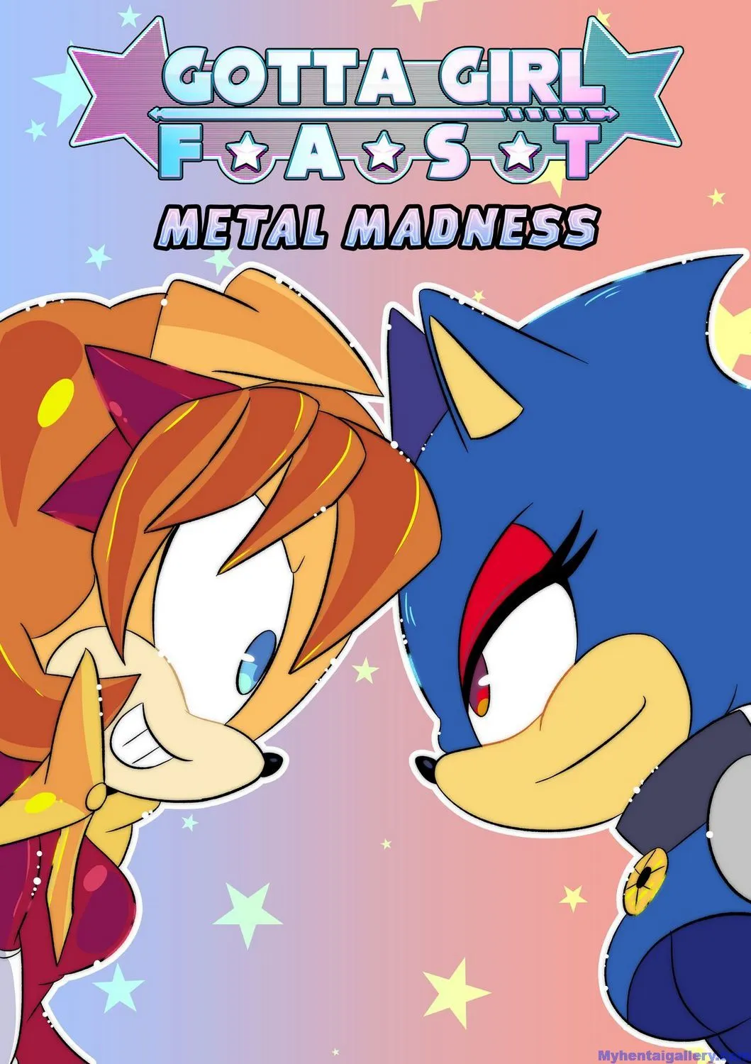 Gotta Girl Fast 4 - Metal Sonic porno comics