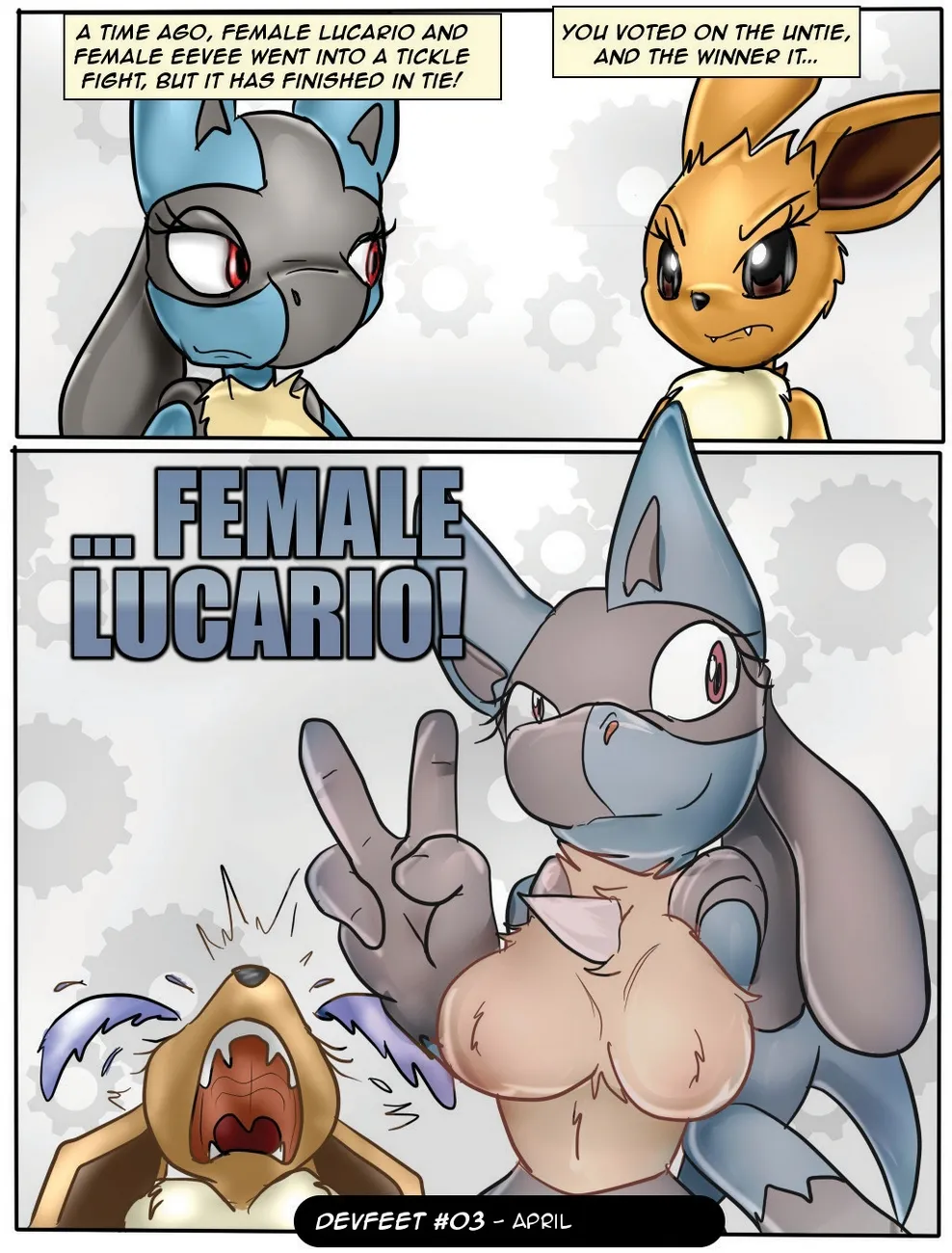 Female Lucario porno comics