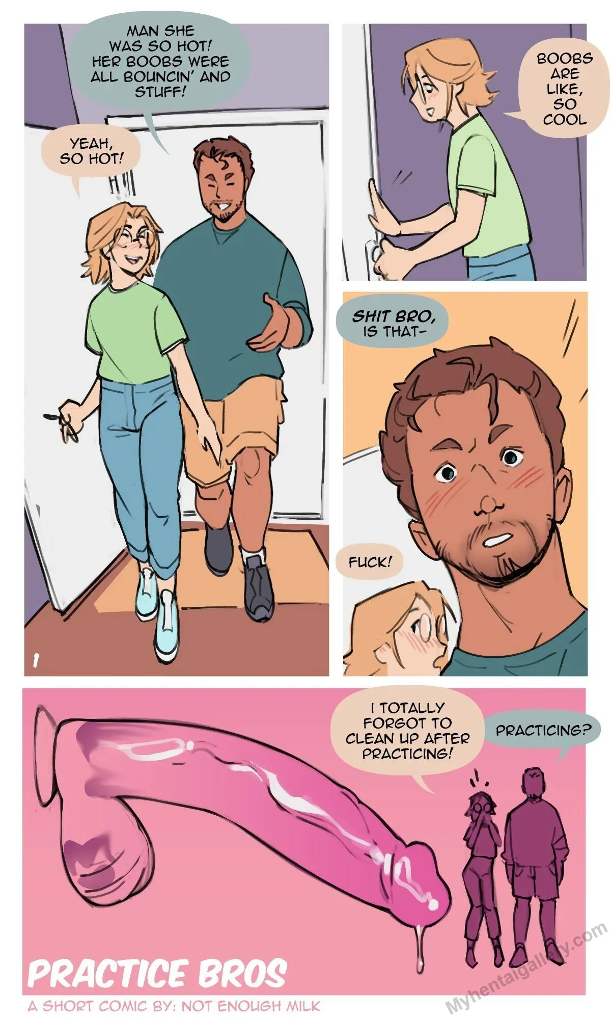 Practice Bros porno comics