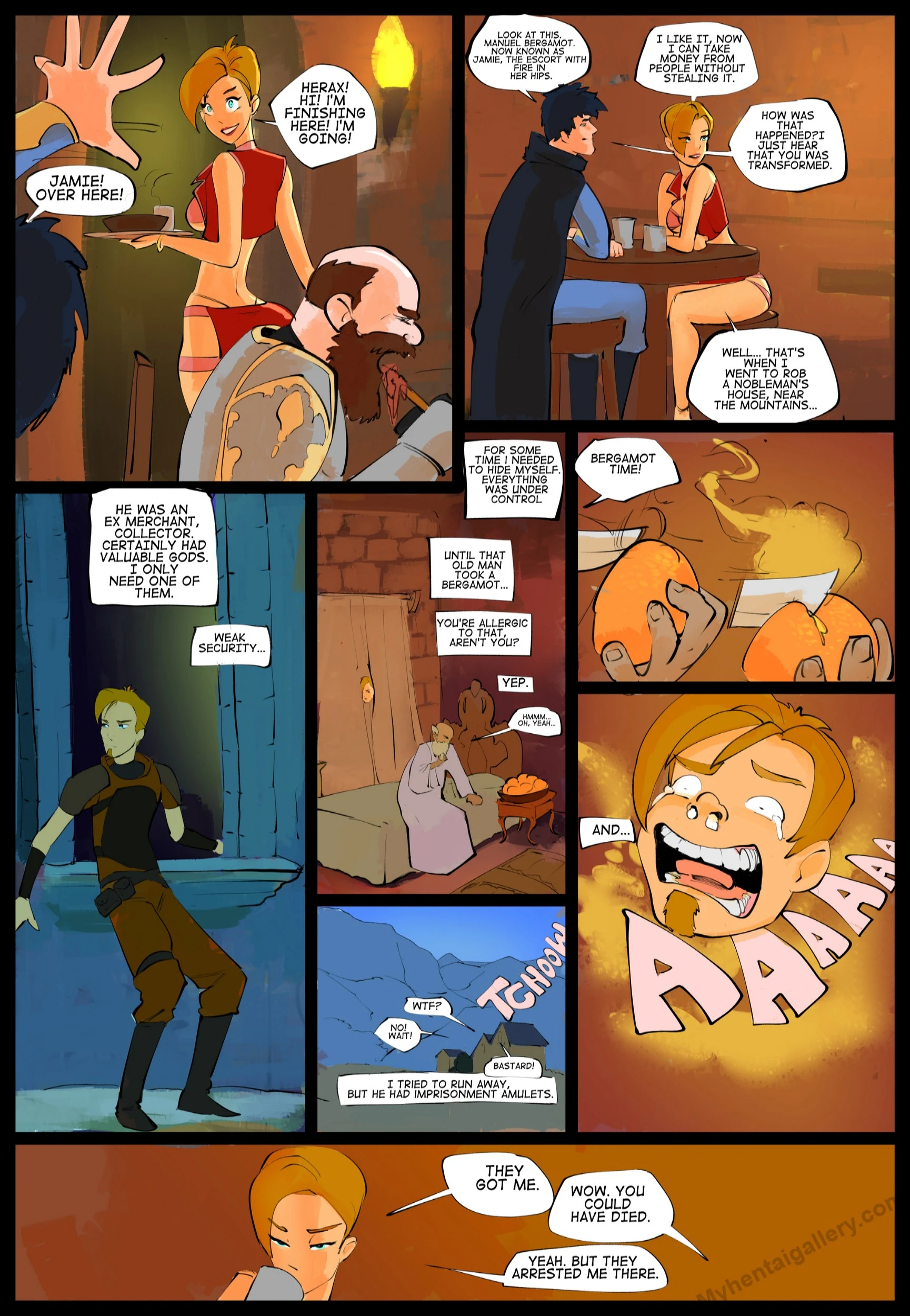 Bergamot porno comics