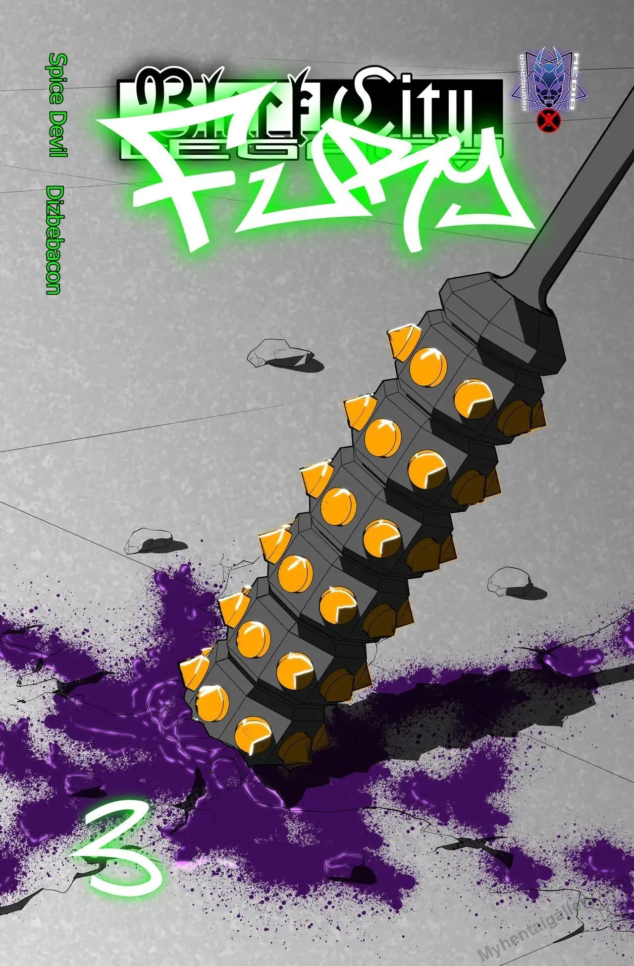 Black City - Fury 3 porno comics Cover