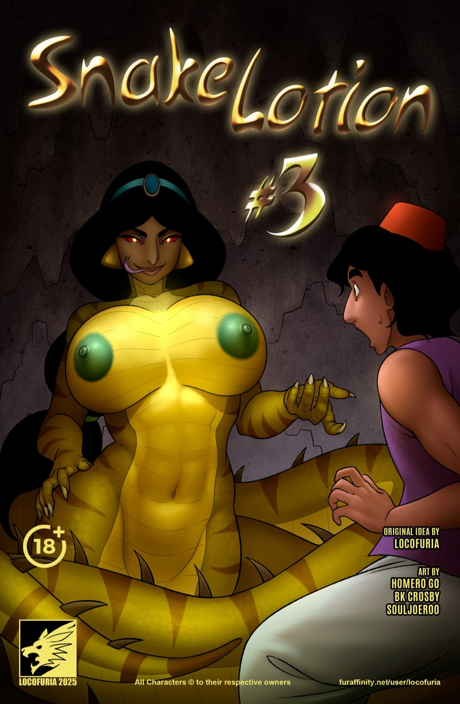 Snake Lotion 3 porno comics Cover
