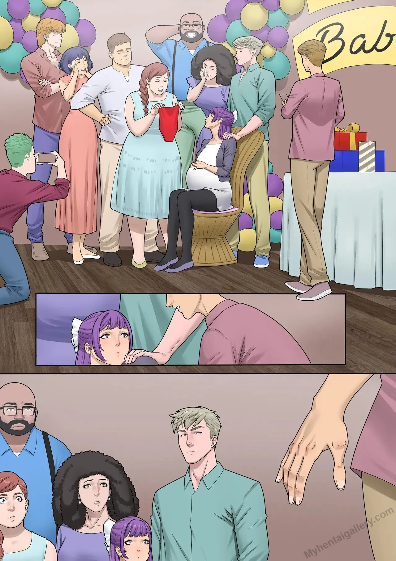 He's Expecting porno comics Cover