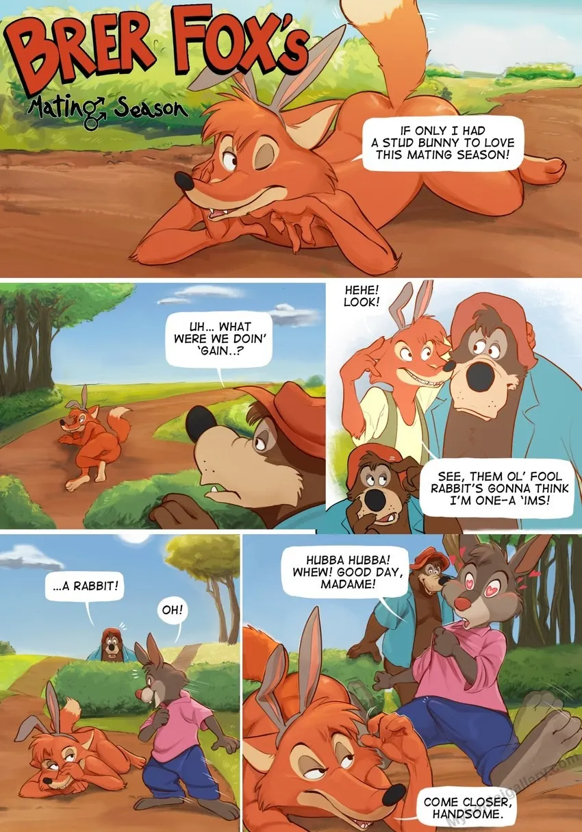 Brer Fox's Mating Season porno comics Cover