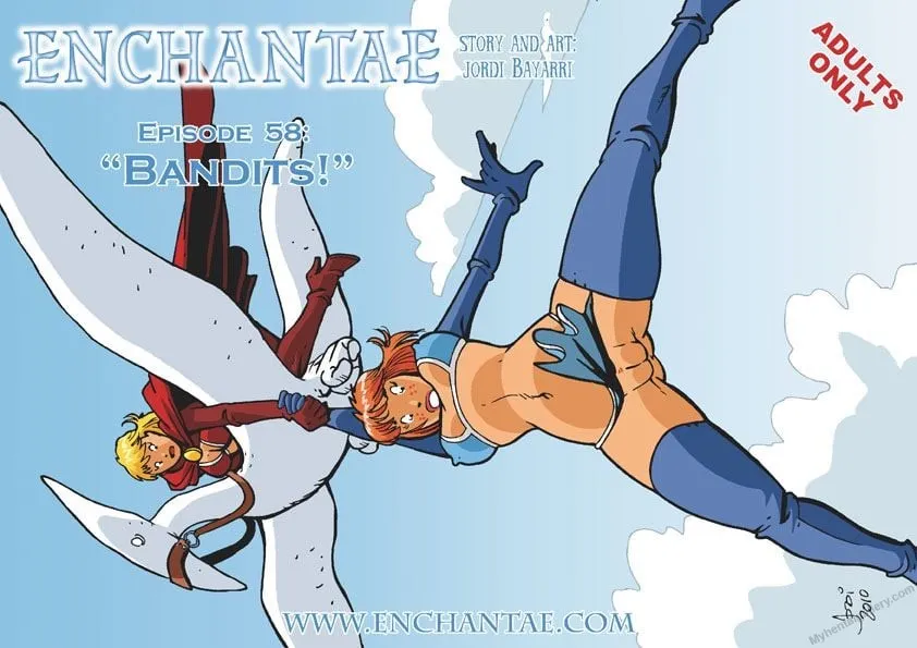 Enchantae 58 - Bandits! porno comics Cover