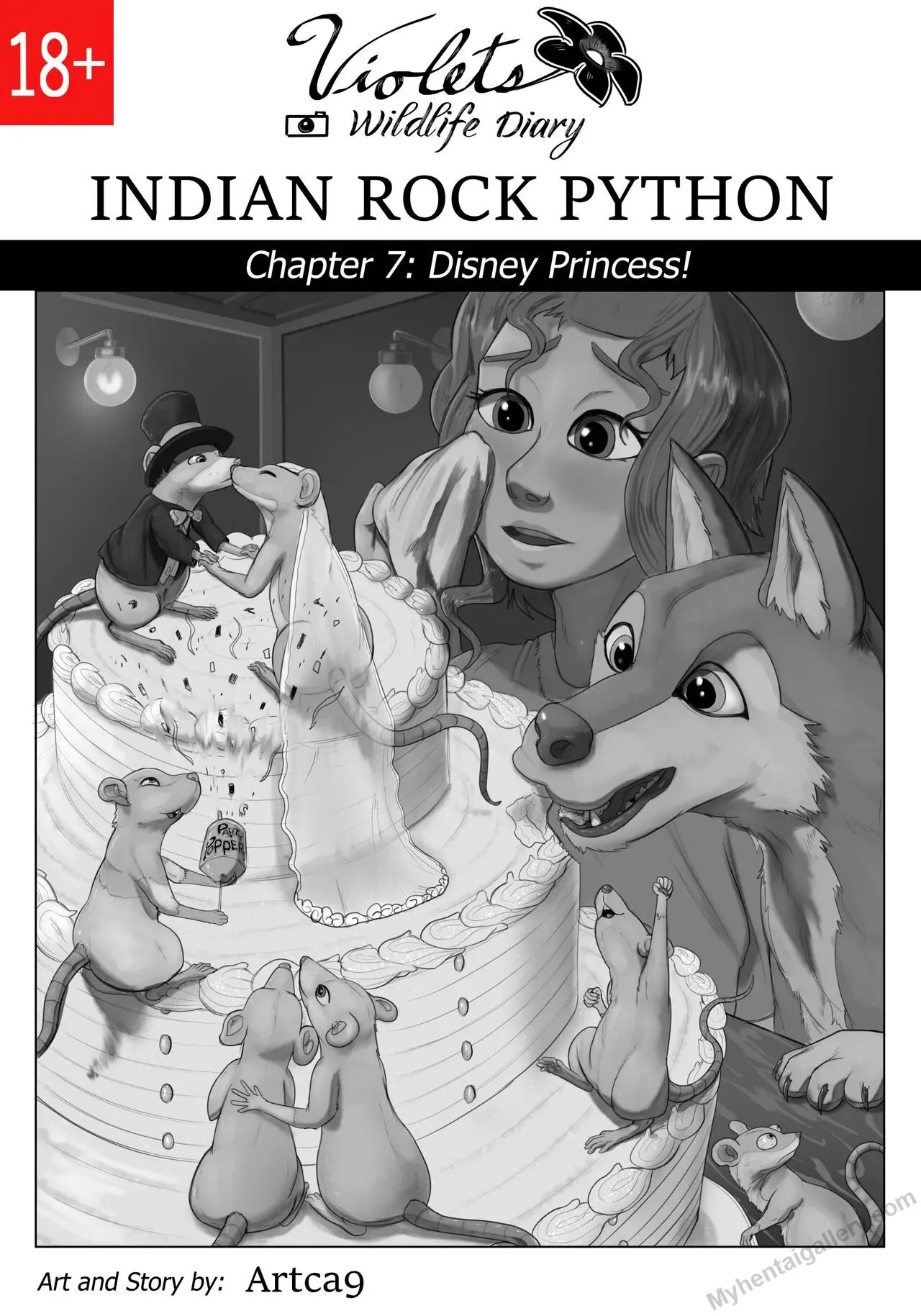 Violets Wildlife Diary 7 - Disney Princess! porno comics
