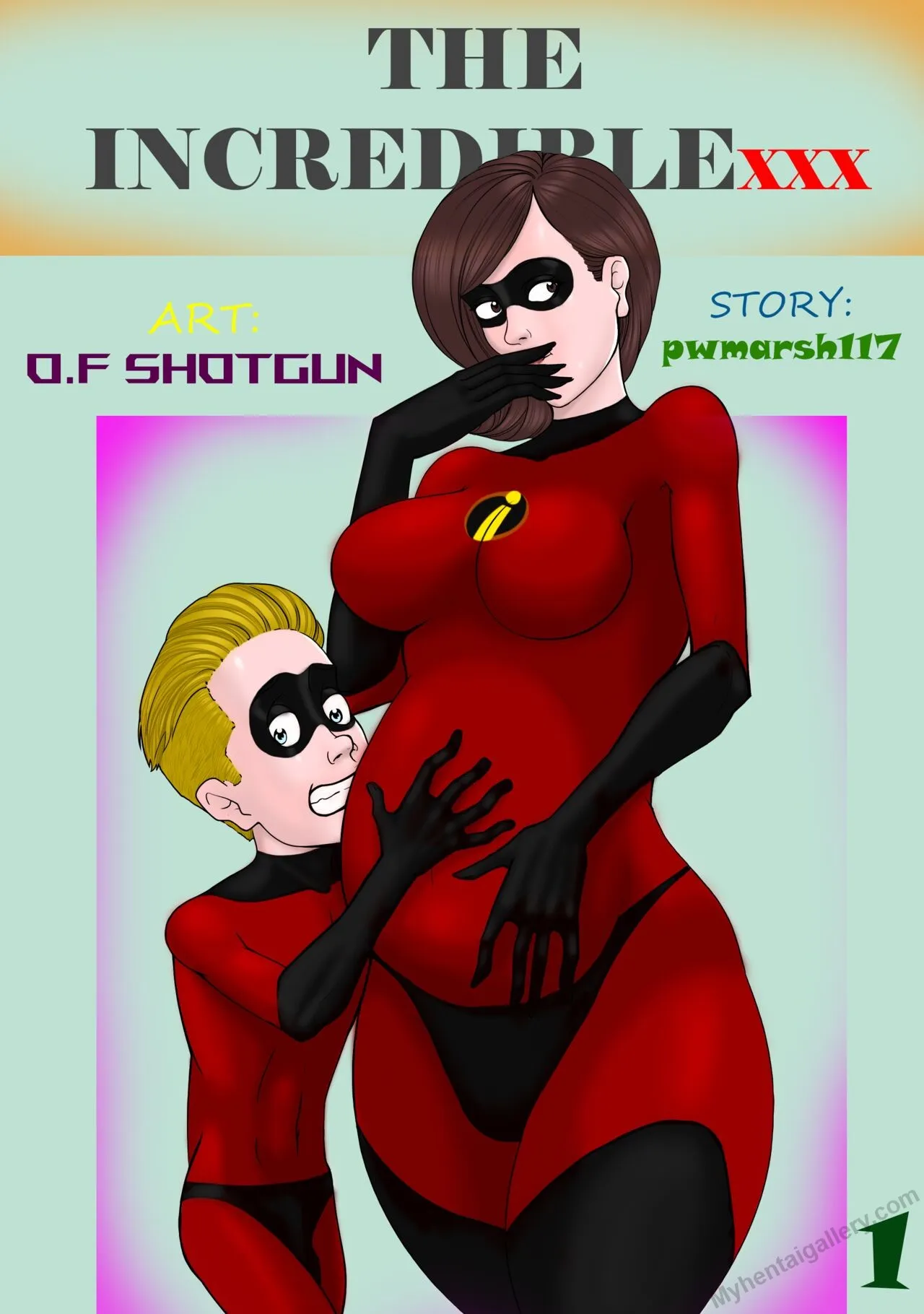 The IncredibleXXX 1 porno comics Cover