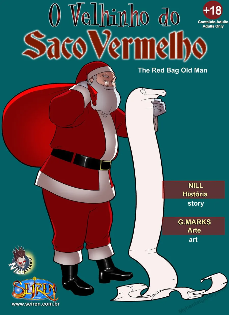 The Red Bag Old Man porno comics Cover