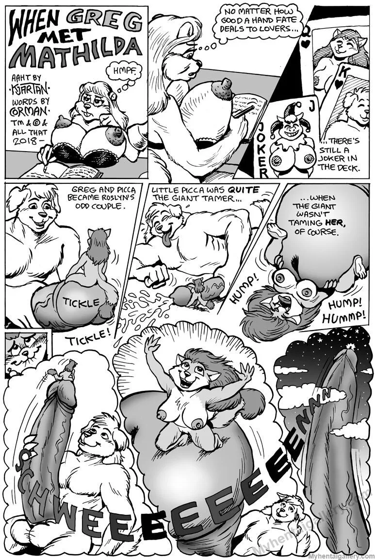 When Greg Met Mathilda porno comics Cover