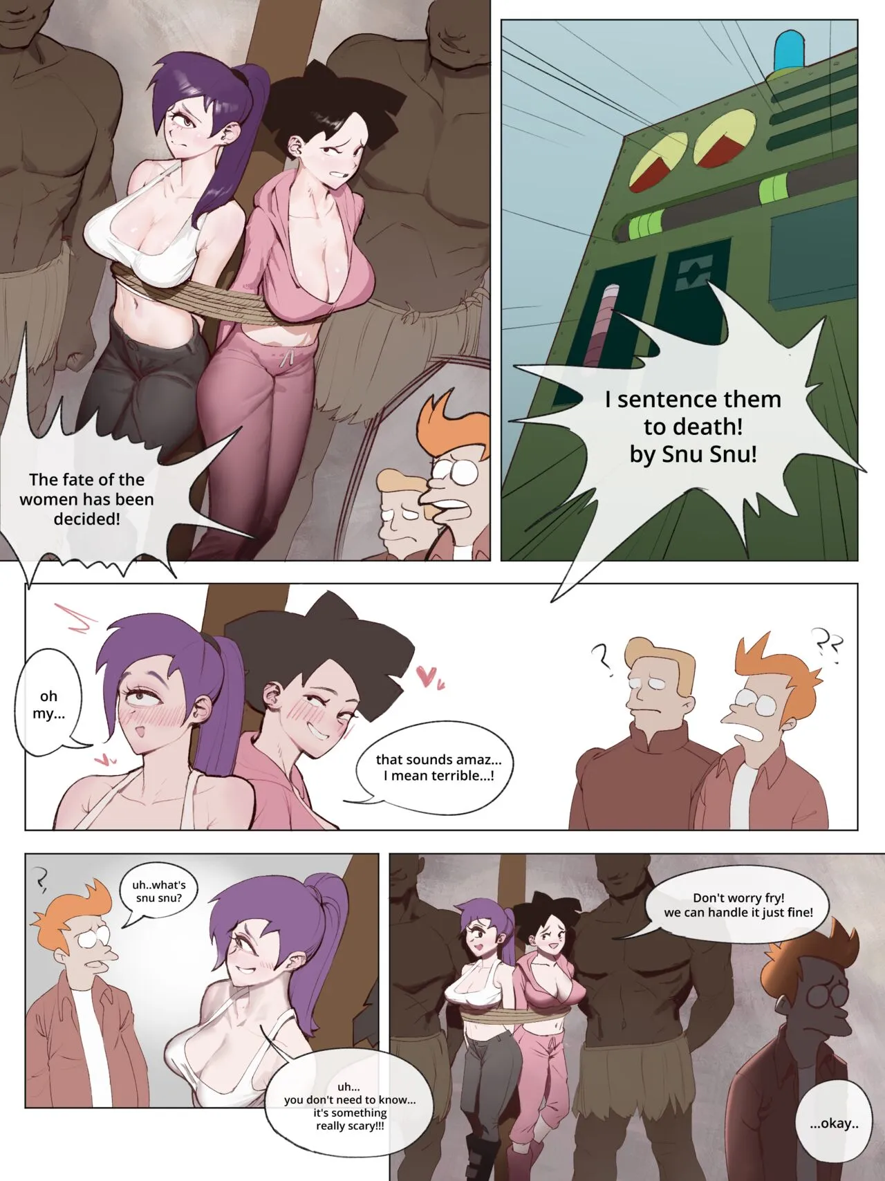 Futurama - Blacked Snu Snu porno comics Cover