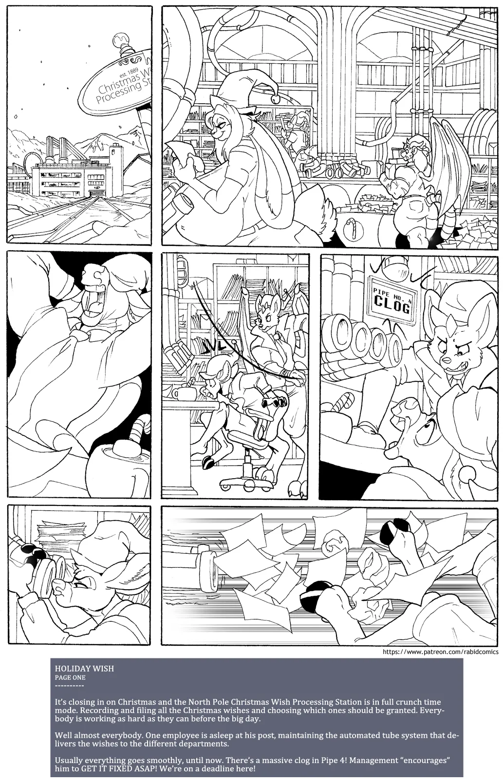 Holiday Wish porno comics Cover