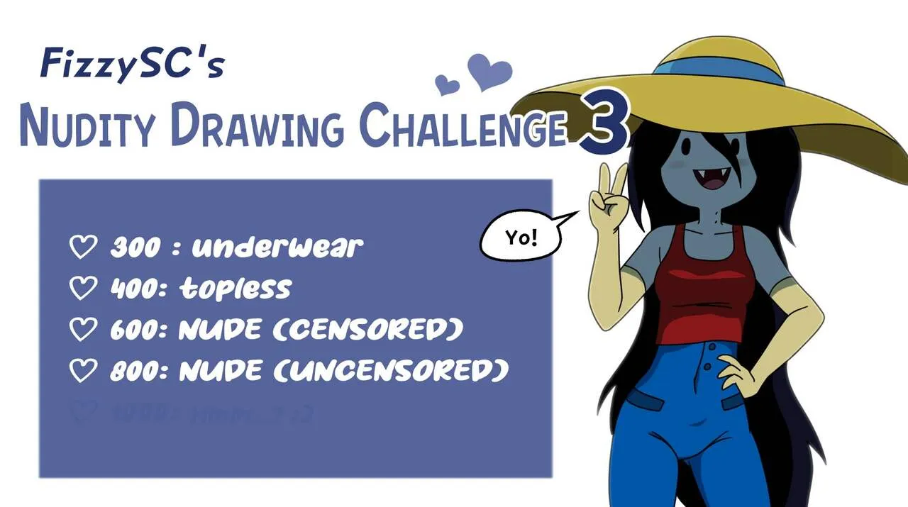 Nudity Drawing Challenge 3 porno comics Cover