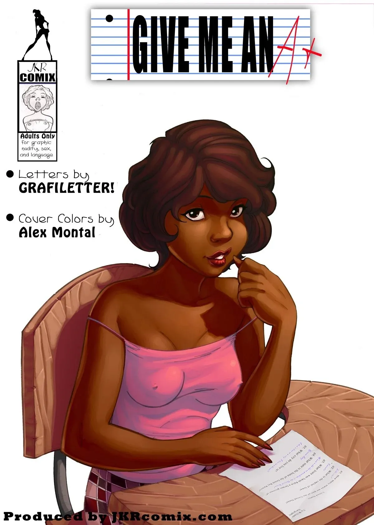 Give Me An A 5 porno comics Cover