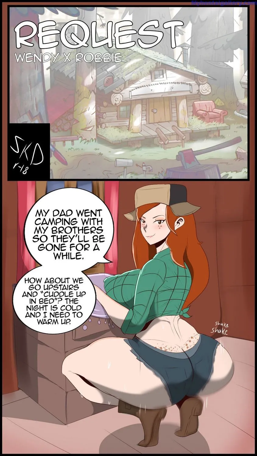 Wendy Corduroy x Robbie Valentino porno comics