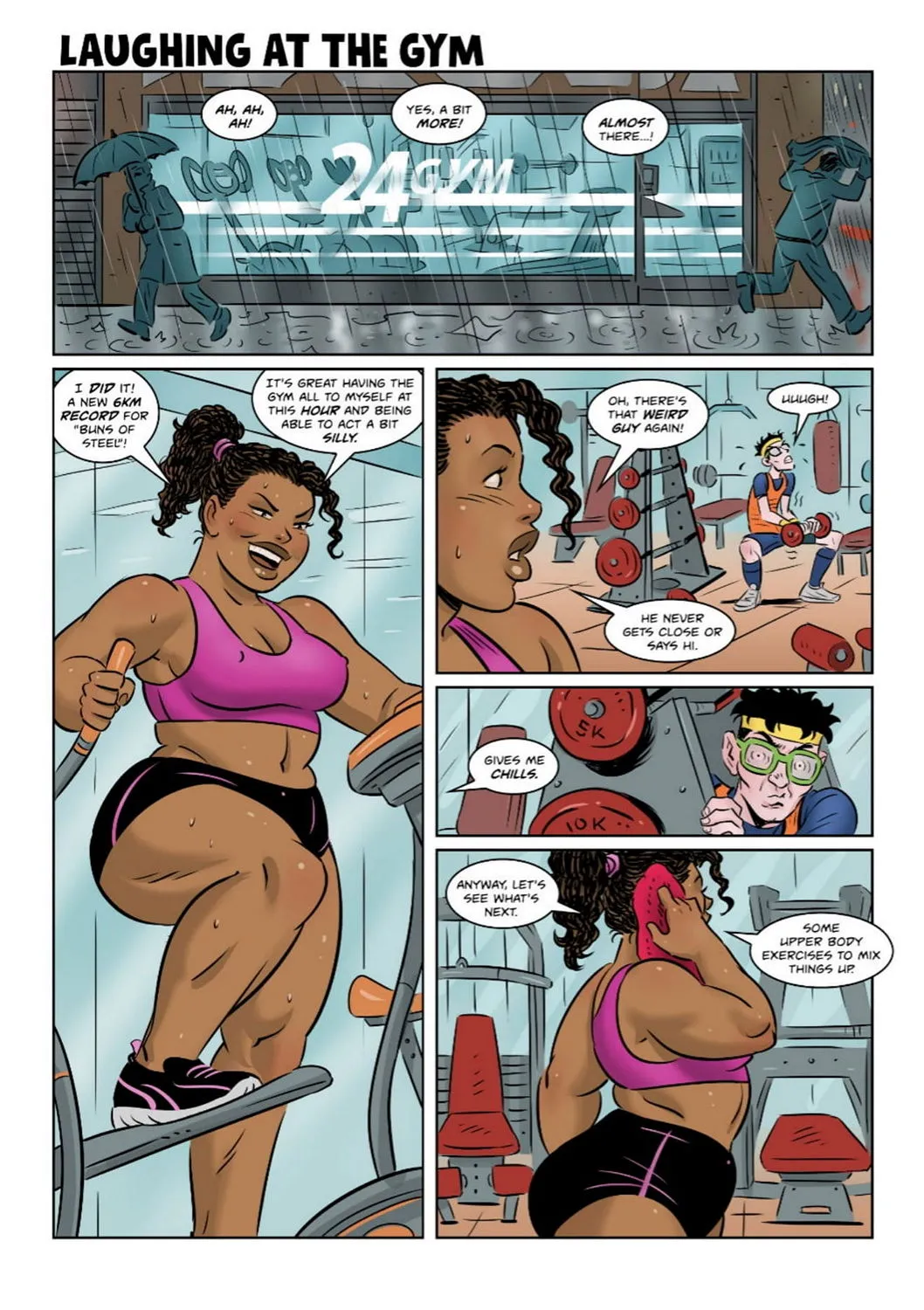 Laughing At The Gym porno comics