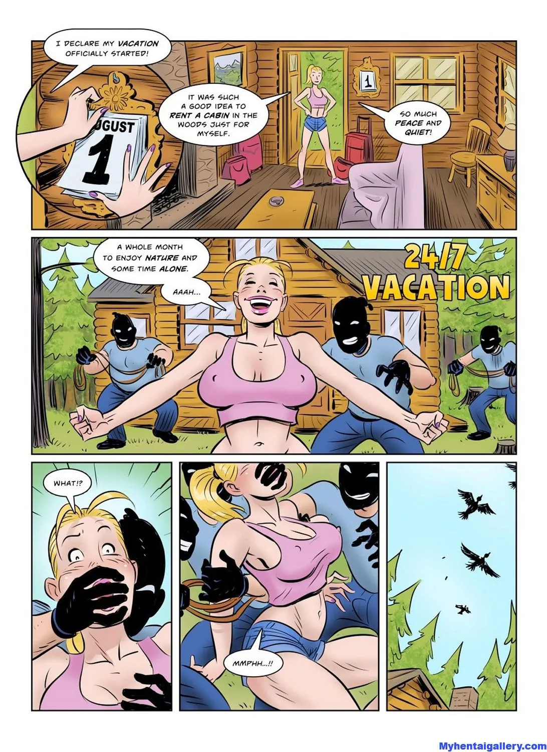 24/7 Vacation porno comics