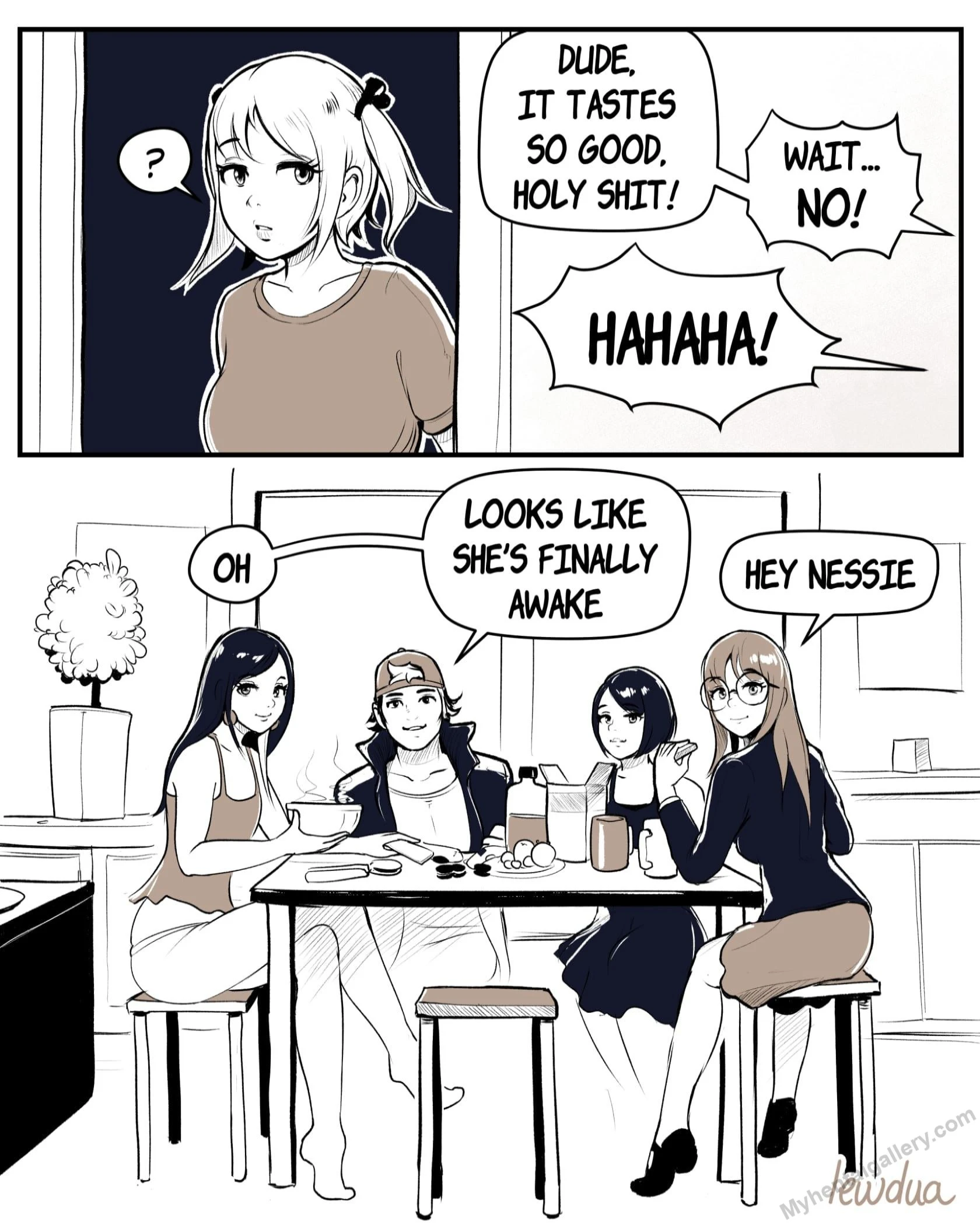 Lewdies 52 - Karen x Nessie 1 porno comics