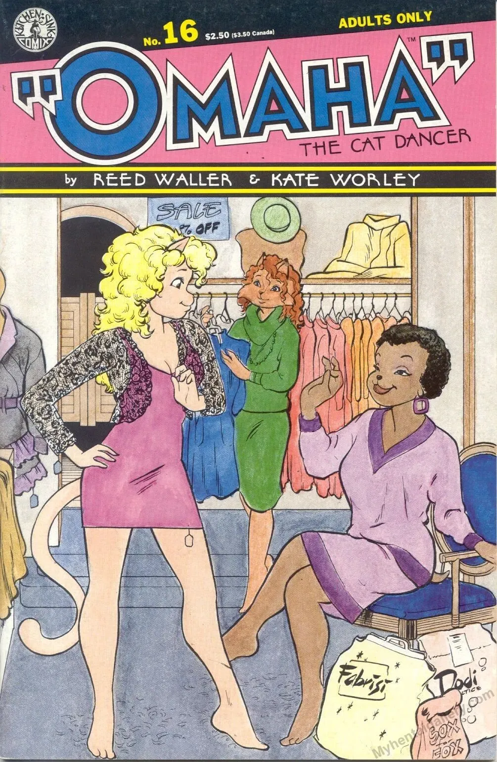 Omaha - The Cat Dancer 16 porno comics