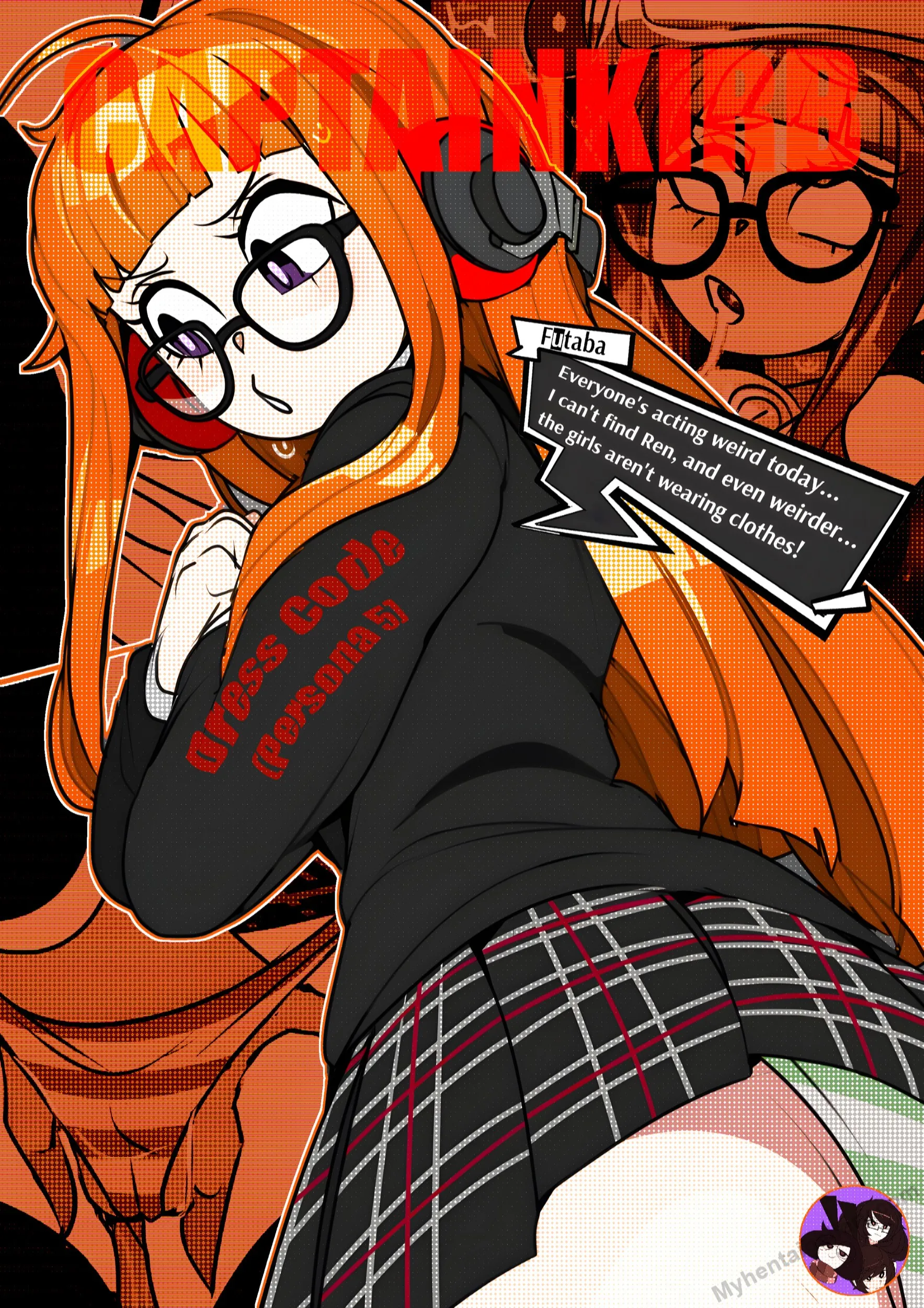 Futaba Sakura's Dress Code porno comics Cover