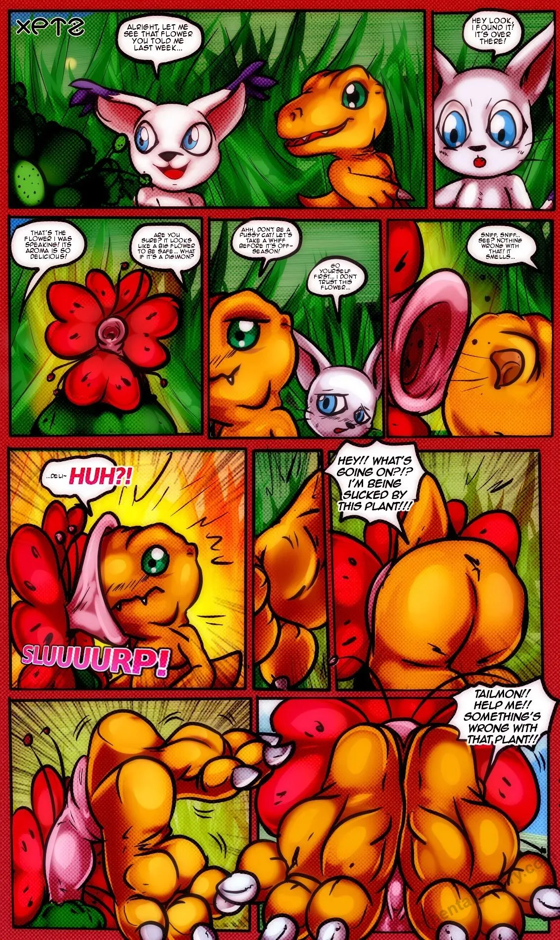 Suck Flower porno comics