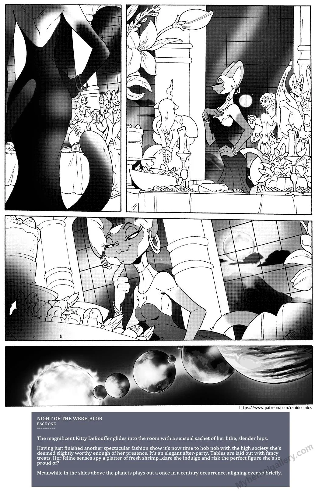 Night Of The Were-Blob porno comics Cover