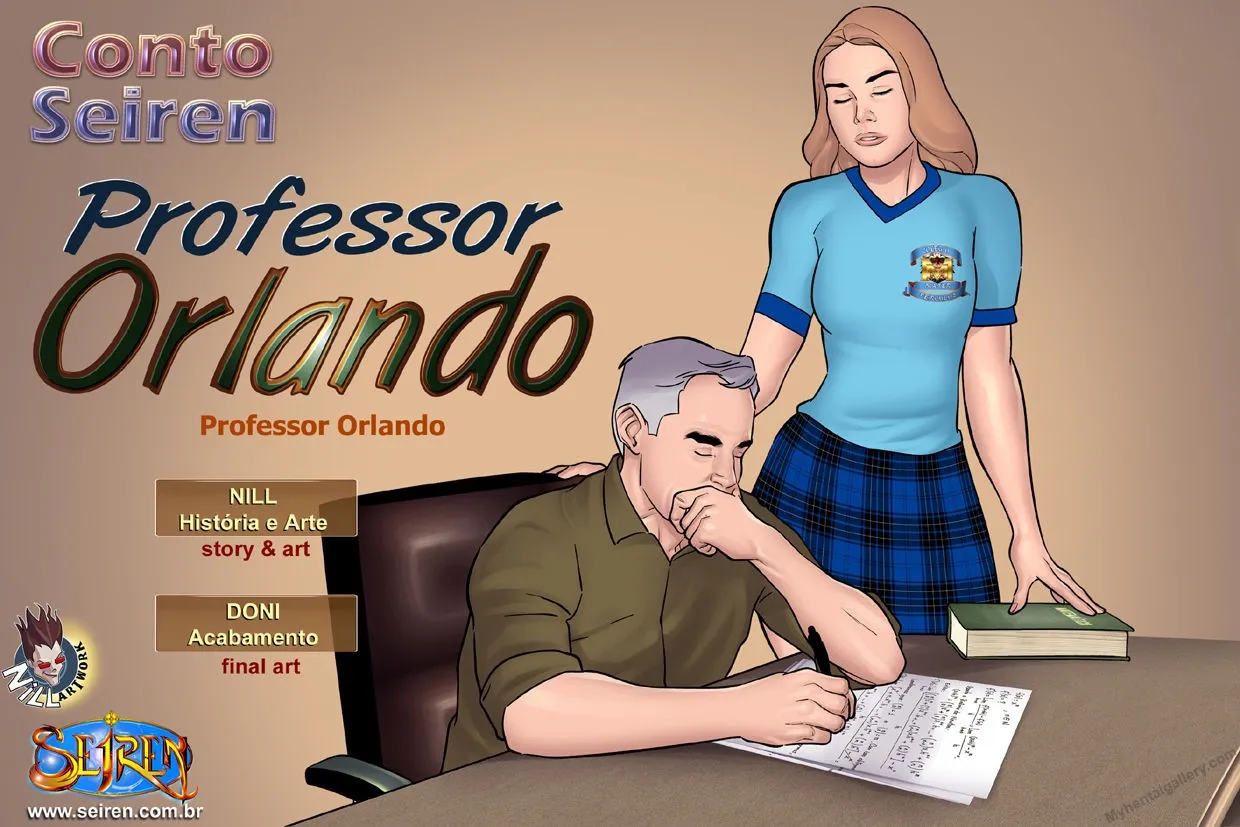Professor Orlando porno comics Cover