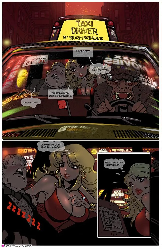 Taxi Driver porno comics Cover